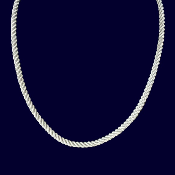 Sterling Silver Rope Necklace